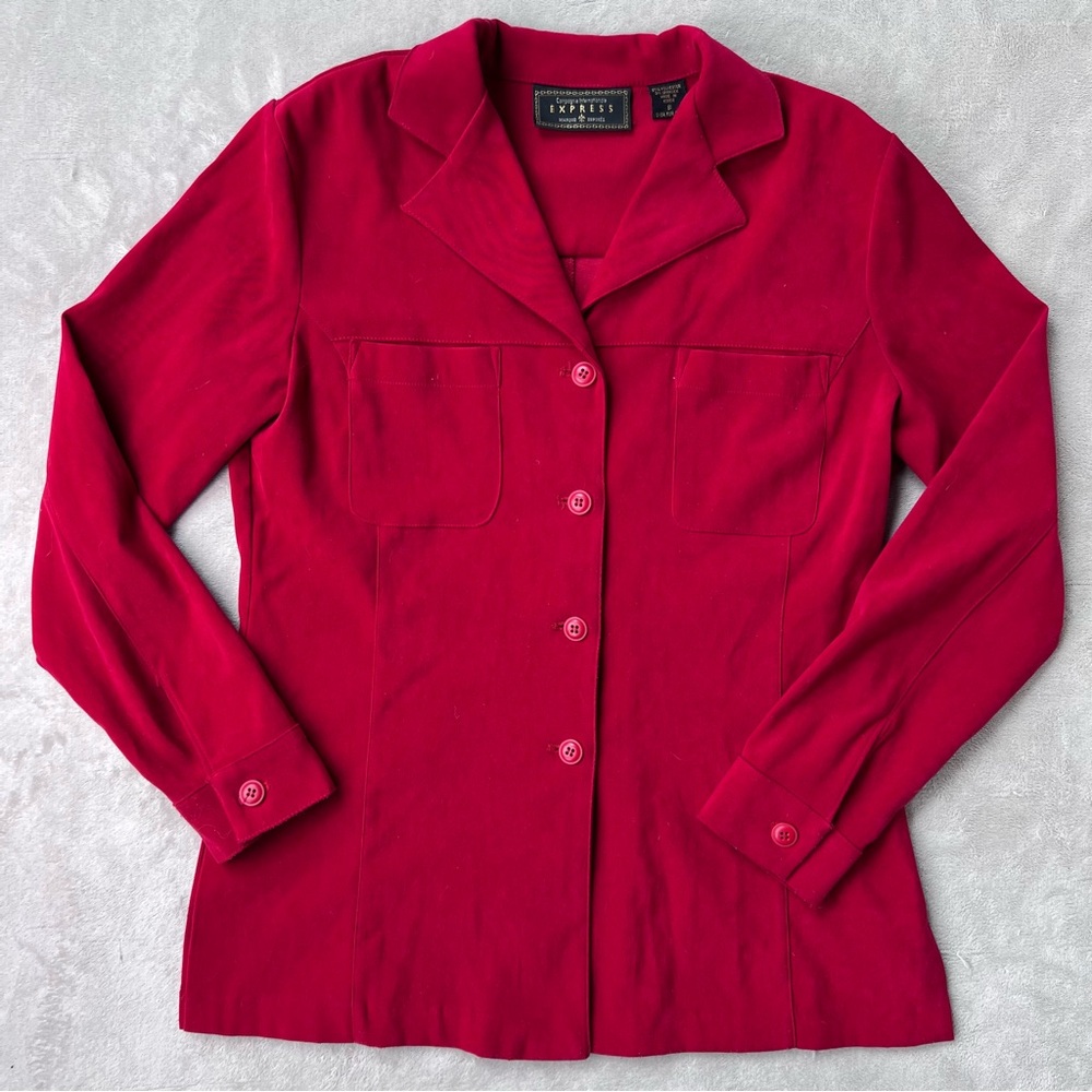 Compagnie Internationale Express Vintage Women’s Button Down Shirt Size Small